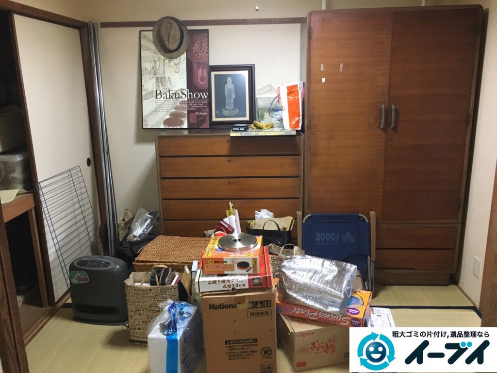 2017年3月2日大阪府大阪市阿倍野区で大型家具や押し入れの布団や粗大ゴミの不用品回収をしました。写真2