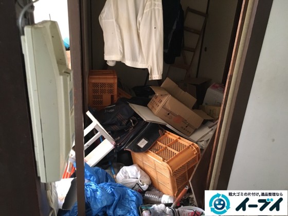 2017年2月18日大阪府摂津市で汚部屋状態になっているゴミ屋敷の片付けをしました。写真8