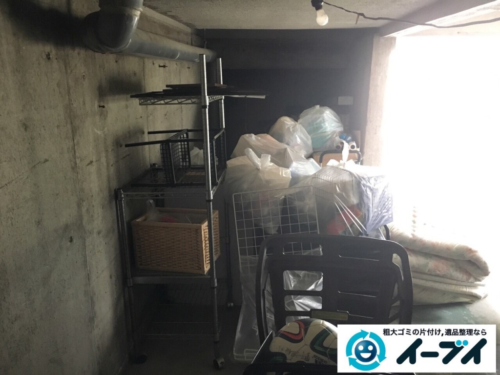 2017年2月17日大阪府藤井寺市でガレージの廃品や生活ゴミや粗大ゴミの処分をしました。写真4
