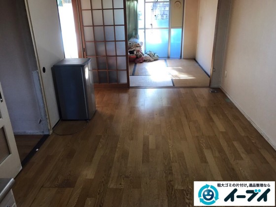 2017年2月8日大阪府富田林市で引っ越しに伴い家具や生活ゴミの不用品回収をしました。写真2