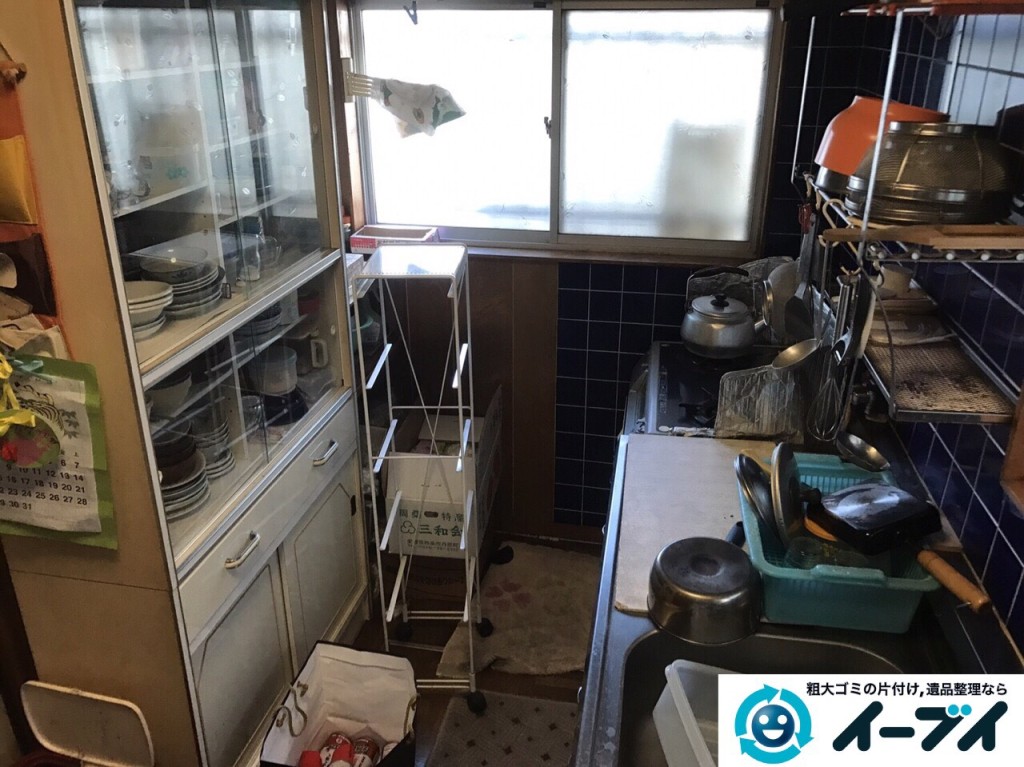2017年2月26日大阪府大阪市東住吉区で遺品整理に伴い生活ゴミや家具処分をしました。写真4