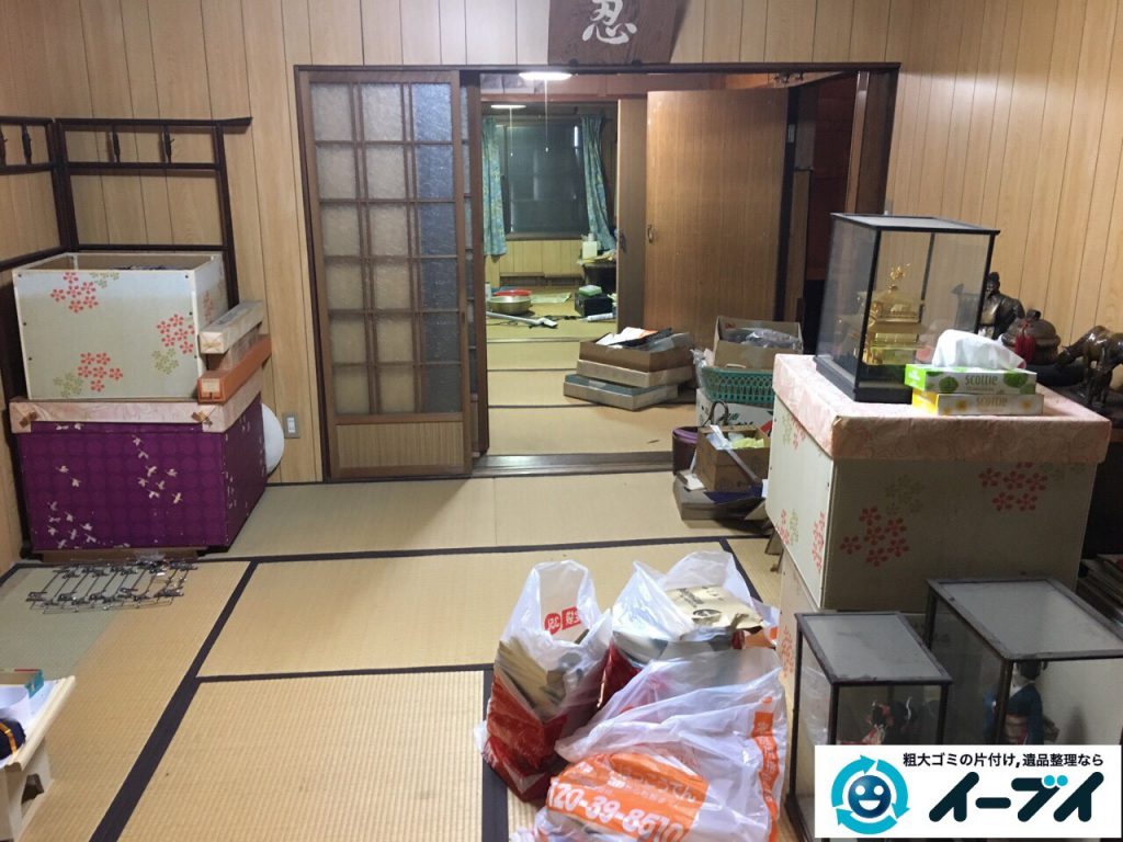 2017年3月11日大阪府大阪市旭区で遺品整理に伴い家具や生活ゴミの片付けをしました。写真5