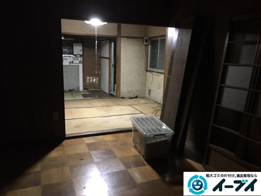 2017年4月3日大阪府寝屋川市で遺品整理に伴い家具や粗大ゴミの片付けをしました。写真2