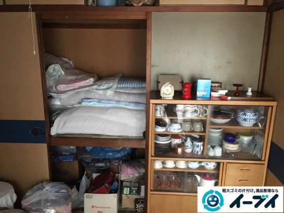 2017年4月24日大阪府大阪市淀川区で遺品整理に伴い家財道具の片付け処分をしました。写真2
