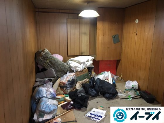 2017年4月15日大阪府泉大津市で遺品整理に伴い生活ゴミや遺品処分をしました。写真1