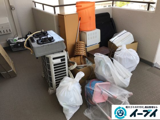 2017年5月12日大阪府大阪市浪速区で引越し後のゴミや粗大ゴミの不用品回収をしました。写真2