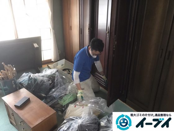 2017年5月19日大阪府大阪市此花区で遺品整理の作業で片付けをしました。写真7