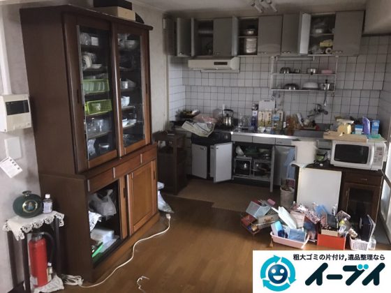 2017年5月27日大阪府大阪市生野区で遺品整理に伴い家具や日用品の処分をしました。写真6
