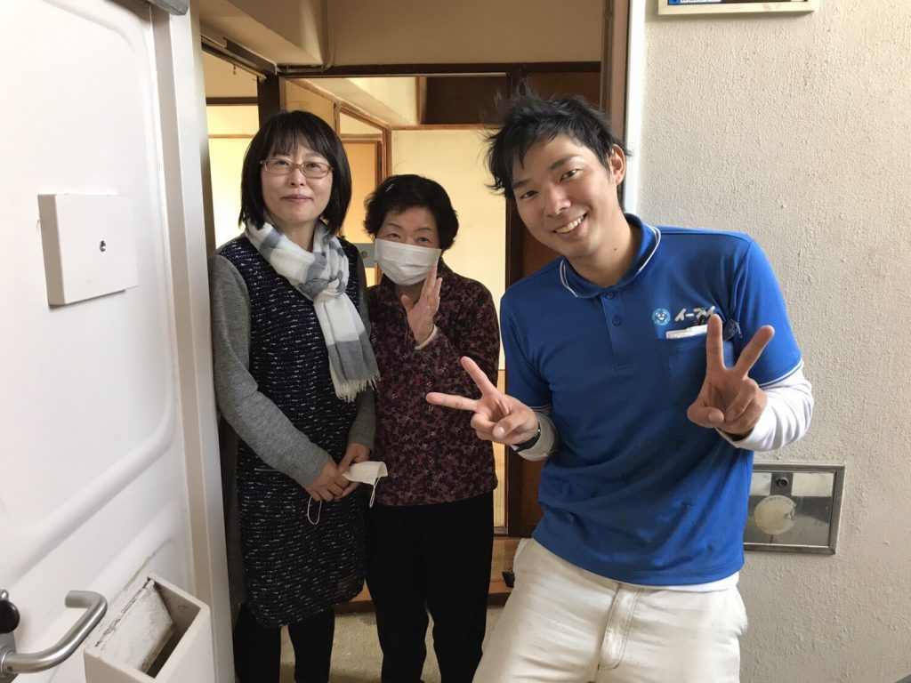 2017年5月14日大阪府茨城市で家財道具などの処分でイーブイを利用して頂きました。