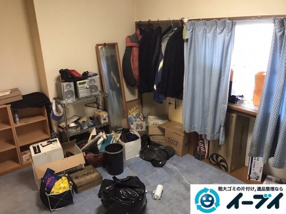 2017年7月6日大阪府大阪市中央区で遺品整理に伴い生活用品などの処分をしました。写真1