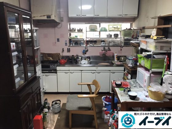 2017年7月10日大阪府大阪市都島区で遺品整理に伴い片付け処分と整理を行いました。写真2