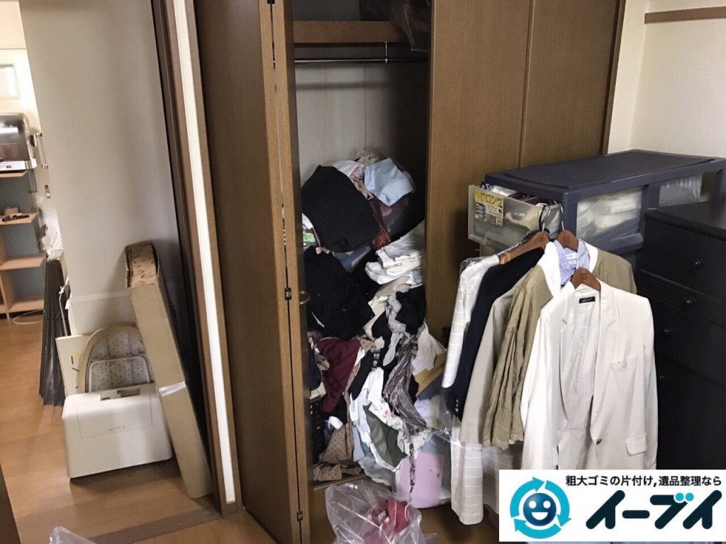2017年7月14日大阪府大阪市東成区で部屋の片付けに伴う不用品回収をしました。写真3