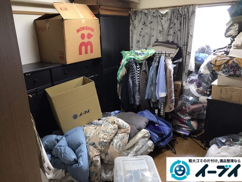 2017年7月14日大阪府大阪市東成区で部屋の片付けに伴う不用品回収をしました。写真1