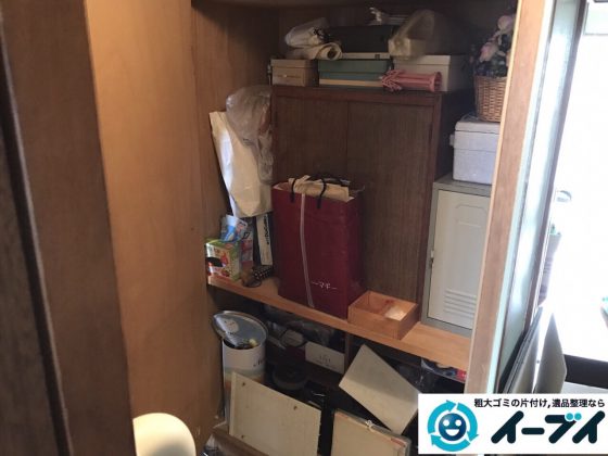 2017年7月18日大阪府大阪市平野区で遺品整理に伴う家財の処分をしました。写真5