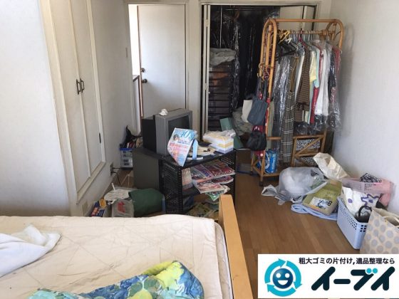 2017年7月27日大阪府四条畷市で遺品整理の相談を受け片付け処分の作業をしてきました。写真6