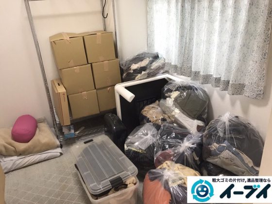 2017年8月16日大阪府豊中市で引越しに伴う不用品回収の片付け作業をしました。写真3