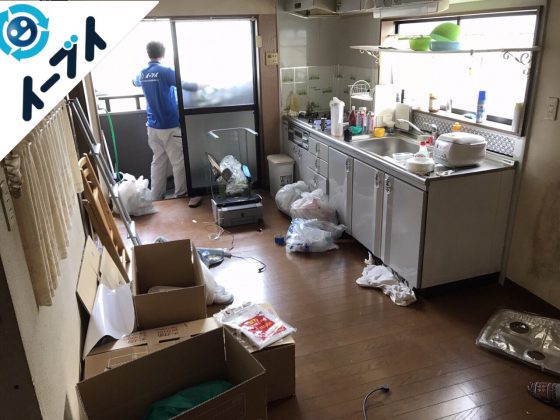 2017年8月14日大阪府豊能町で引越しゴミやソファー等の粗大ゴミや大型ゴミの不用品回収をしました。写真6