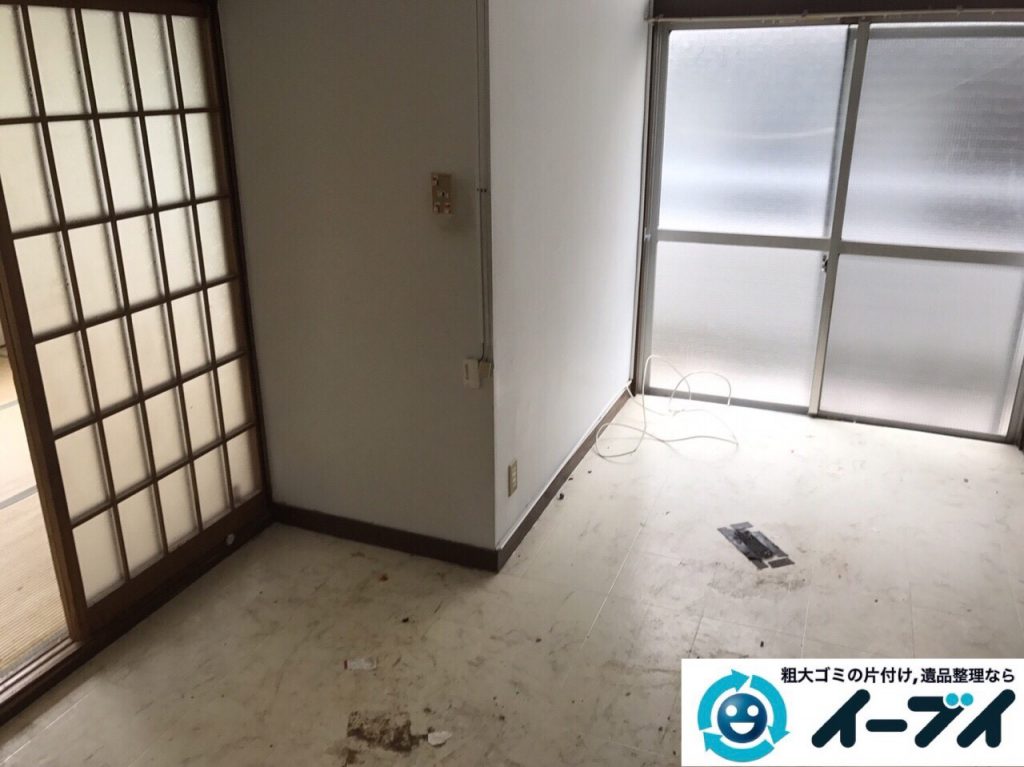 2017年8月27日大阪府大阪市旭区で汚部屋と言われるゴミ屋敷の片付けをしました。（後編）写真7