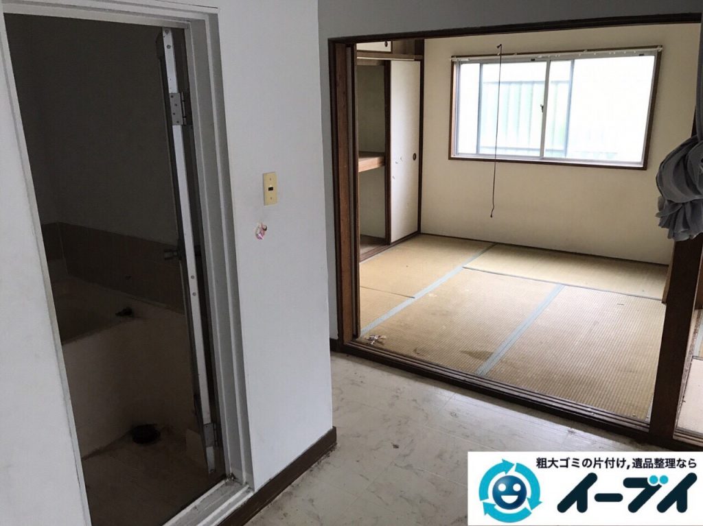 2017年8月27日大阪府大阪市旭区で汚部屋と言われるゴミ屋敷の片付けをしました。（後編）写真1