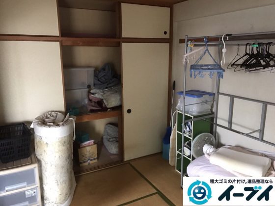 2017年9月21日大阪府羽曳野市でテーブルや布団等の粗大ゴミの不用品回収をしました。写真2