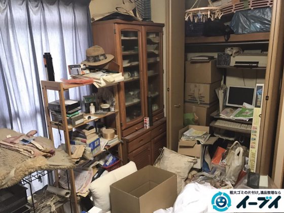 2017年9月30日大阪府岸和田市で遺品整理に伴い家具処分や片付けをしました。写真4