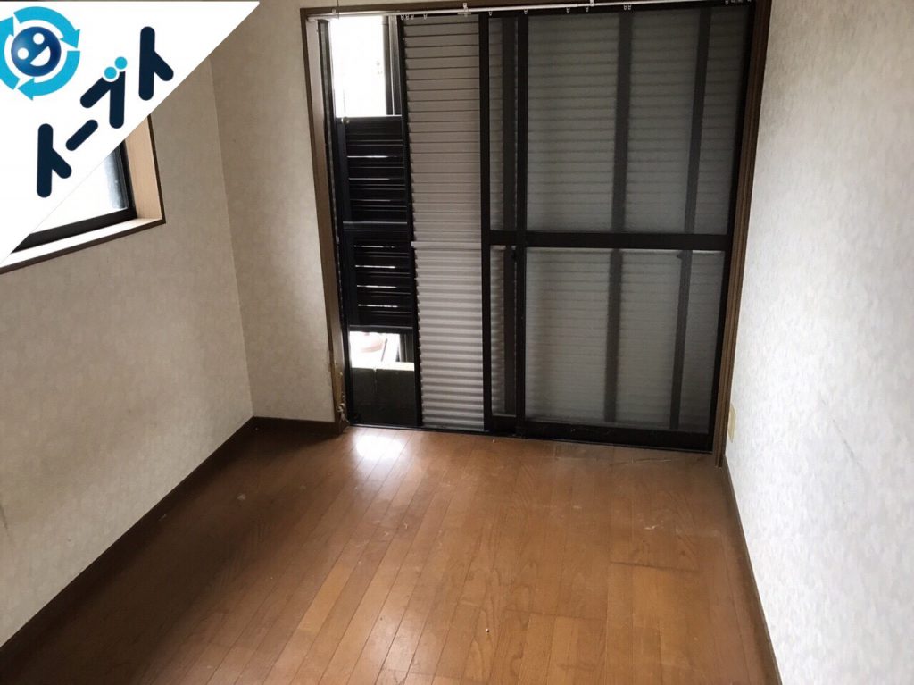 2017年10月9日大阪府堺市東区で部屋の断捨離に伴いベッドや健康器具の不用品回収をしました。写真1
