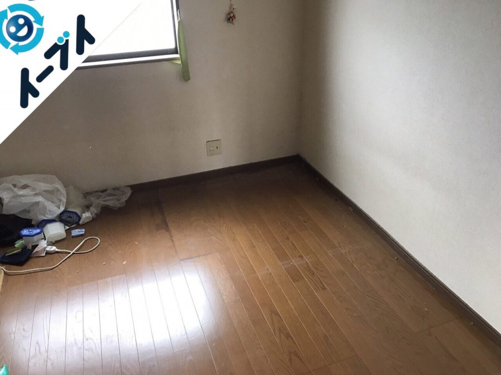 2017年10月9日大阪府堺市東区で部屋の断捨離に伴いベッドや健康器具の不用品回収をしました。写真5