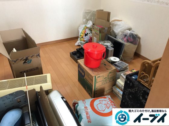 2017年10月15日大阪府松原市でクーラーや子供の玩具等の不用品回収をしました。写真1