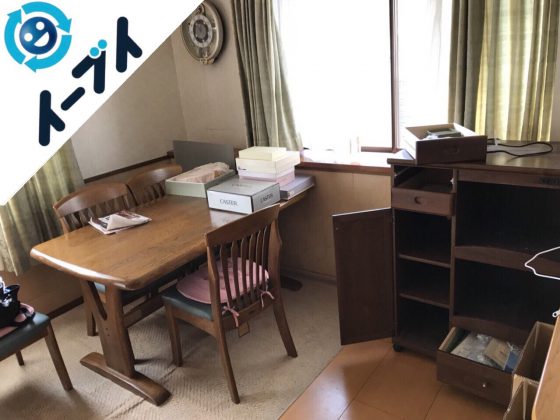 2017年12月18日大阪府門真市で本棚やダイニングテーブル等を家具処分で不用品回収をしました。写真4