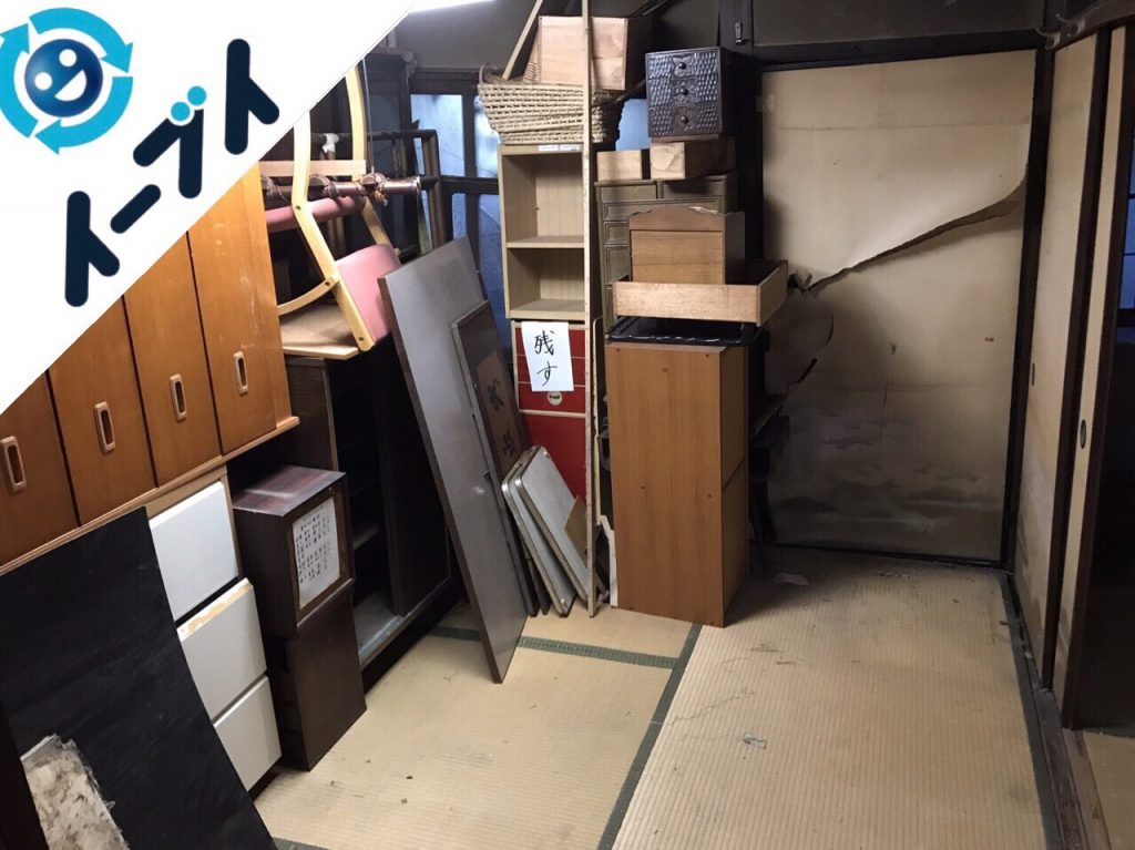 2017年12月12日大阪府大阪市住之江区で物が散乱したゴミ屋敷の片付けをしました。写真3