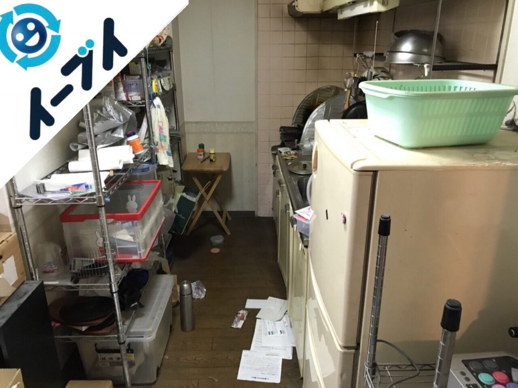 2018年1月5日大阪府大阪市東成区で台所の不用品や粗大ゴミの片付け処分をしました。写真5