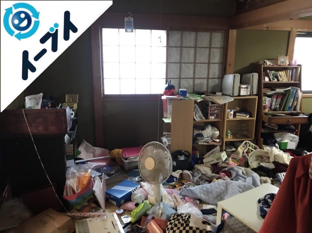 2018年1月14日大阪府大阪市住吉区でゴミ屋敷状態の部屋の整理や片付け処分をしました。写真2