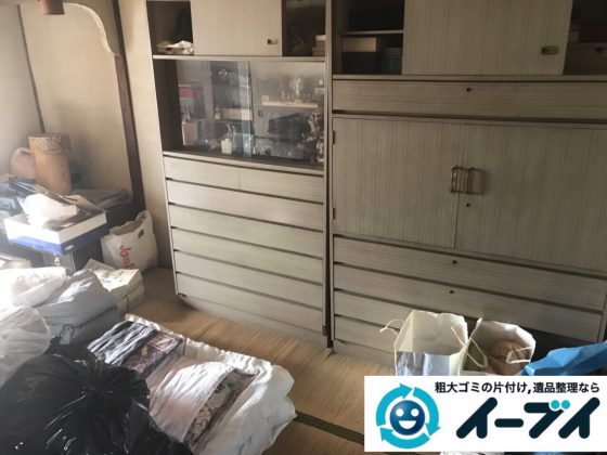 2018年2月25日大阪府大阪市此花区で絨毯や大型家具などを不用品回収しました。写真2