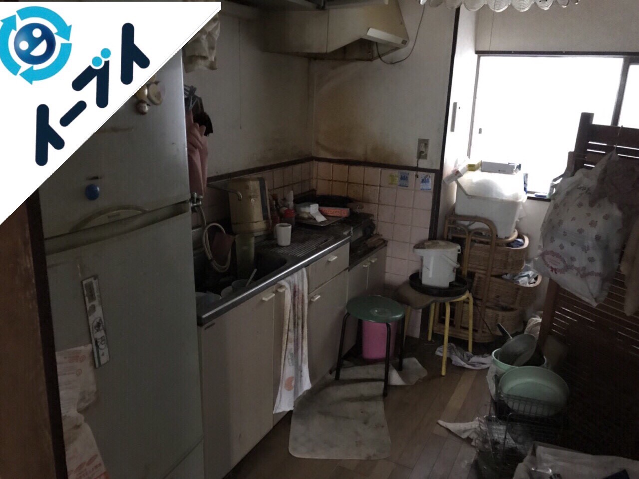 2018年3月21日大阪府池田市でゴミ屋敷化した台所の片付け処分をしました。写真2