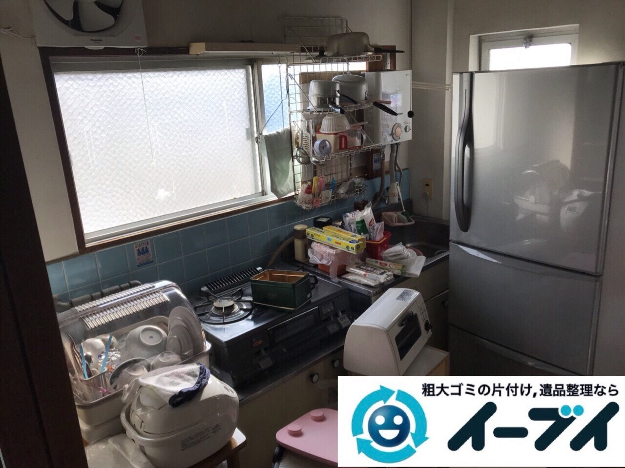 2018年3月23日写真大阪府大阪市鶴見区でガスコンロや冷蔵庫など家電製品の不用品回収をしました。写真1
