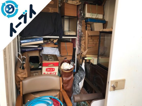 2018年5月2日大阪府四条畷市で物置の長年放置された廃品の不用品回収をしました。写真4