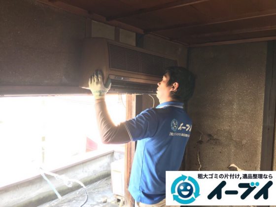 2018年4月14日大阪府大阪市東淀川区でクーラーや日本人形など不用品回収をしました。写真3