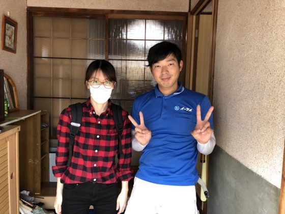 2018年4月25日大阪府守口市八雲で不要な大型家電などの処分でイーブイをご利用して頂きました。写真1