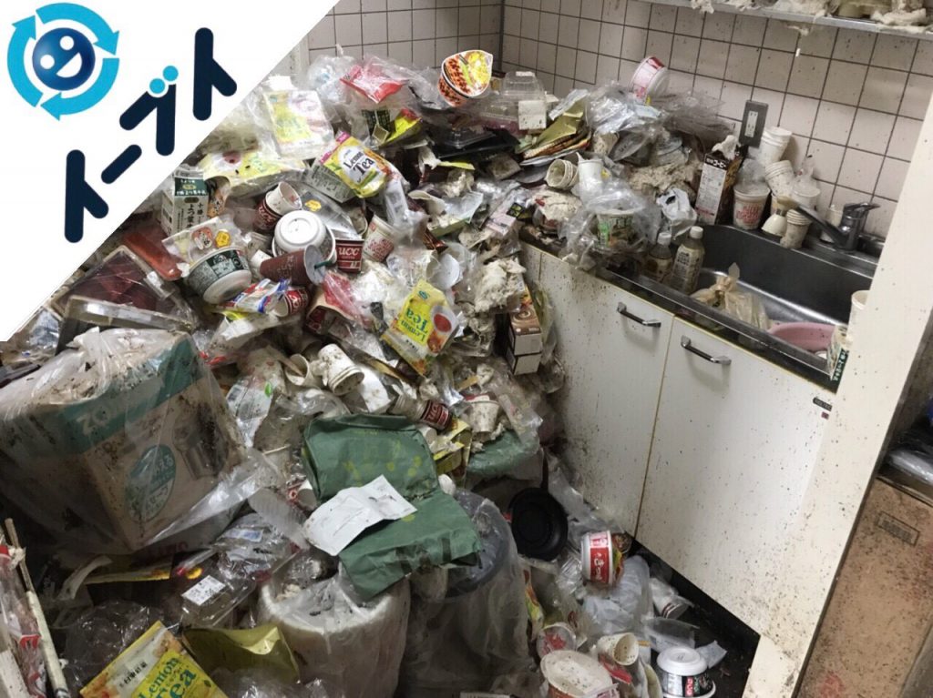 2018年5月26日大阪府豊中市でゴミ部屋状態の汚部屋の片付けをしました。写真2