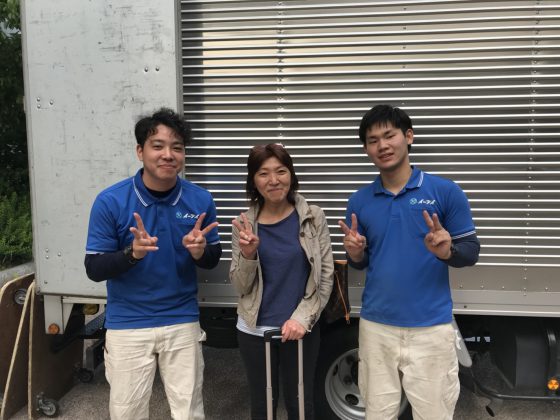 大阪府東大阪市のお客様より冷蔵庫や洋服タンス等の粗大ゴミの回収をさせて頂きました。