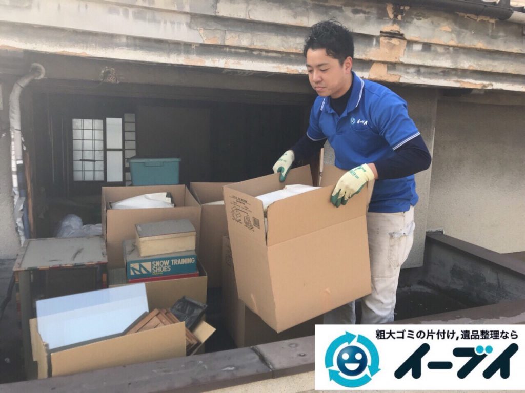 2018年6月２５日大阪府大阪市西淀川区で押入れの布団やチェストなど粗大ゴミの不用品回収をしました。写真1