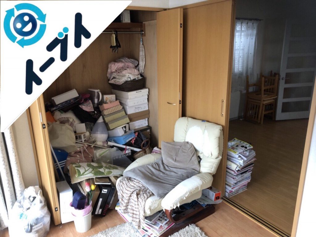 2018年6月10日大阪府豊中市で1人掛けソファーやテレビ台など粗大ゴミの不用品回収をしました。写真4