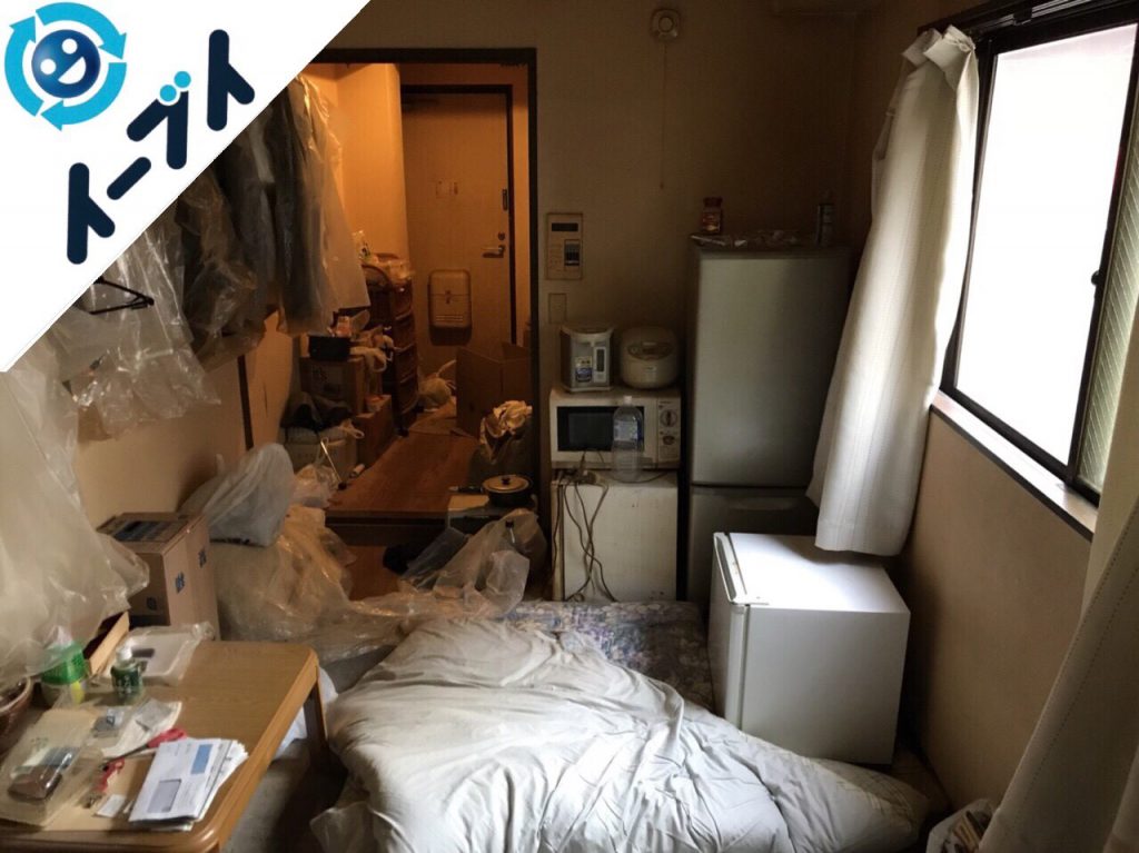 2018年6月21日大阪府豊中市で部屋の退去に伴い冷蔵庫や布団など粗大ゴミの不用品回収をしました。写真2