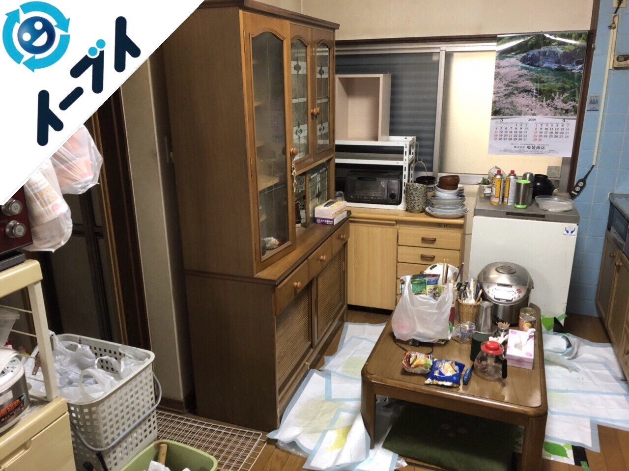 2018年7月4日大阪府八尾市で食器棚や押入れの不用品を片付け処分しました。写真4