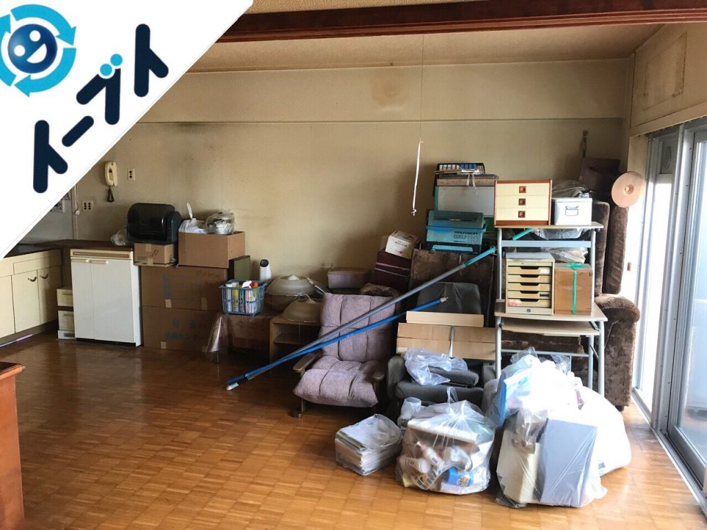 2018年7月19日大阪府大阪市旭区でマンション売却のため家具や残置物の不用品回収をしました。写真4