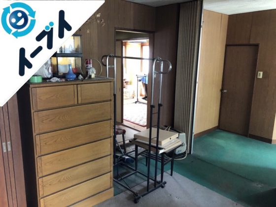 2018年8月14日大阪府大阪市天王寺区でストーブや家具の粗大ゴミの不用品回収をしました。写真1