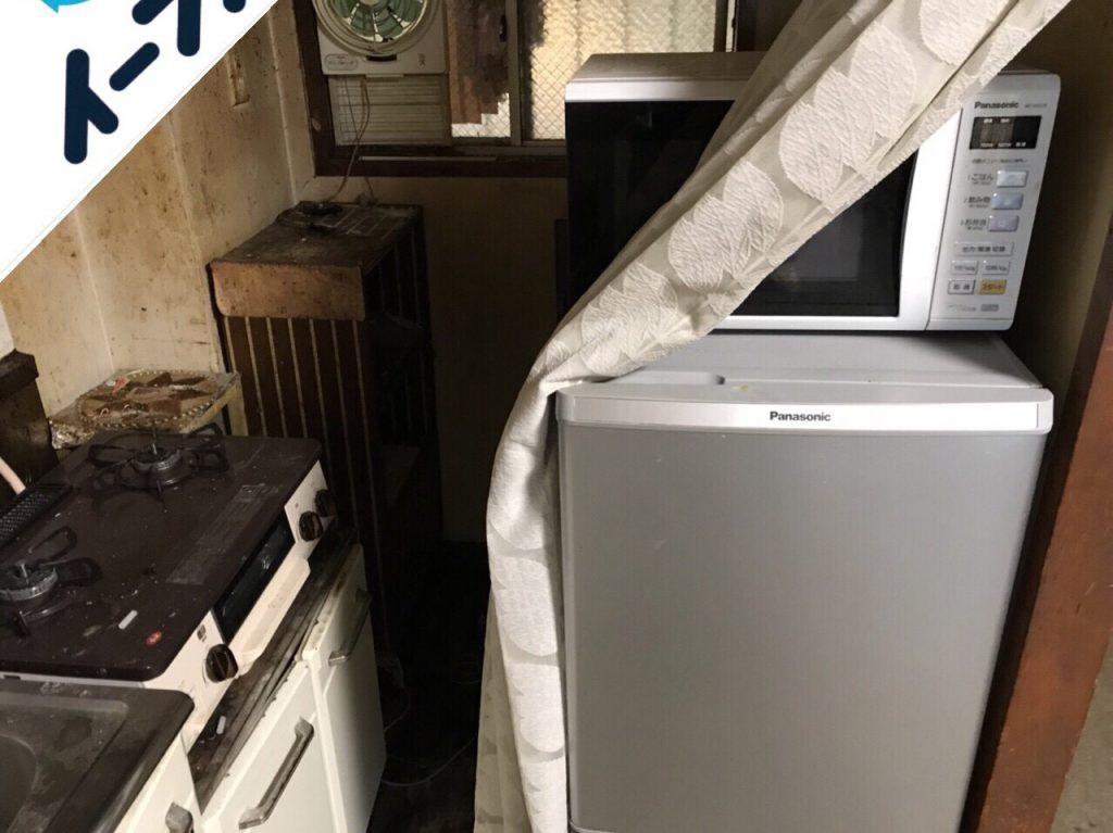 2018年11月5日大阪府大阪市平野区で給湯器やガスコンロや冷蔵庫の不用品回収をしました。写真2
