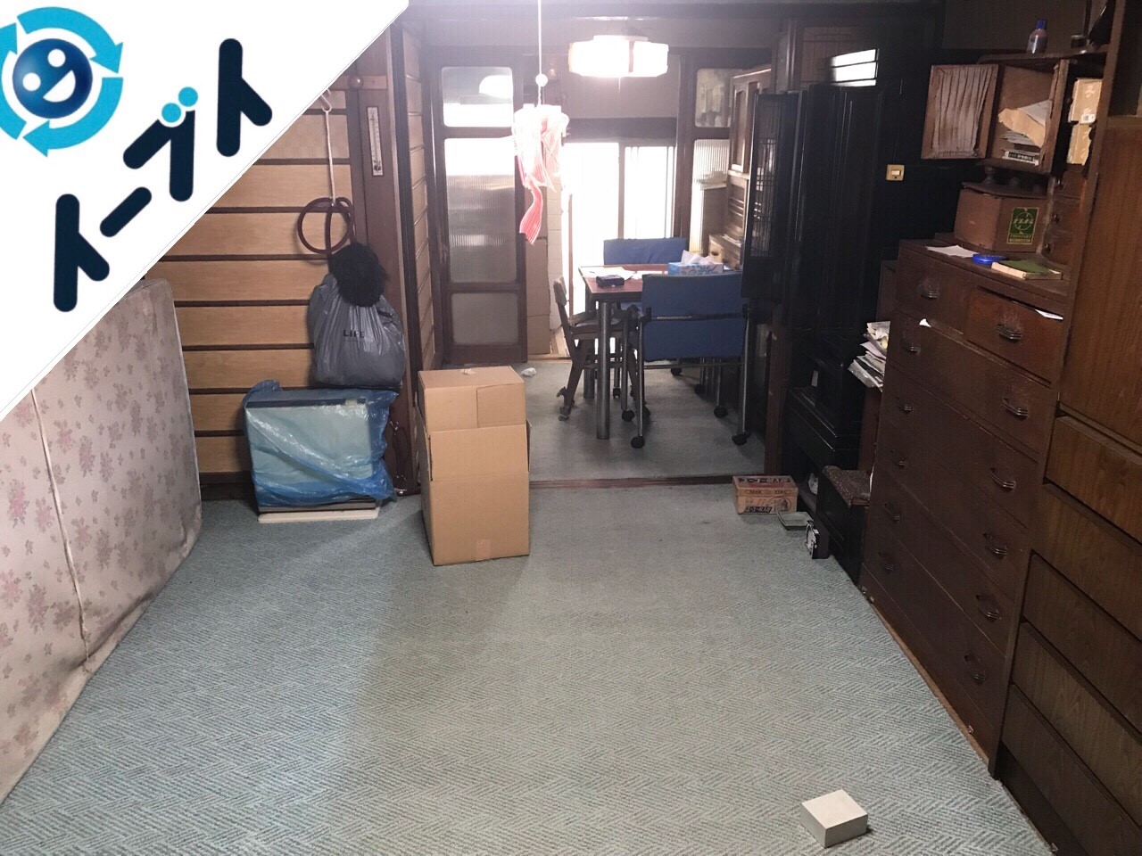 2018年11月20日大阪府貝塚市で実家整理に伴い大型家具や粗大ゴミ不用品回収。写真2