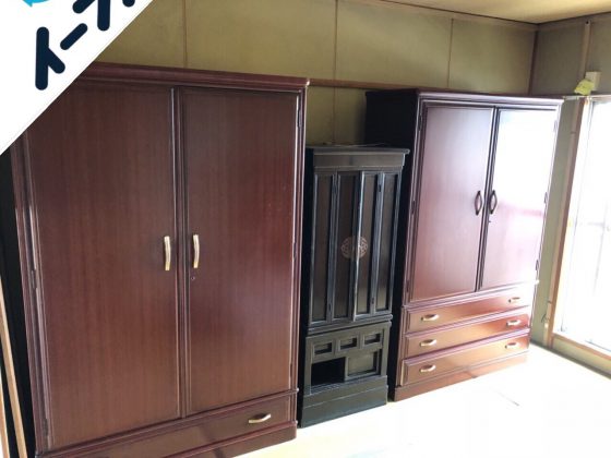2018年11月25日大阪府大東市で仏壇や婚礼家具など粗大ゴミの不用品回収をしました。写真4