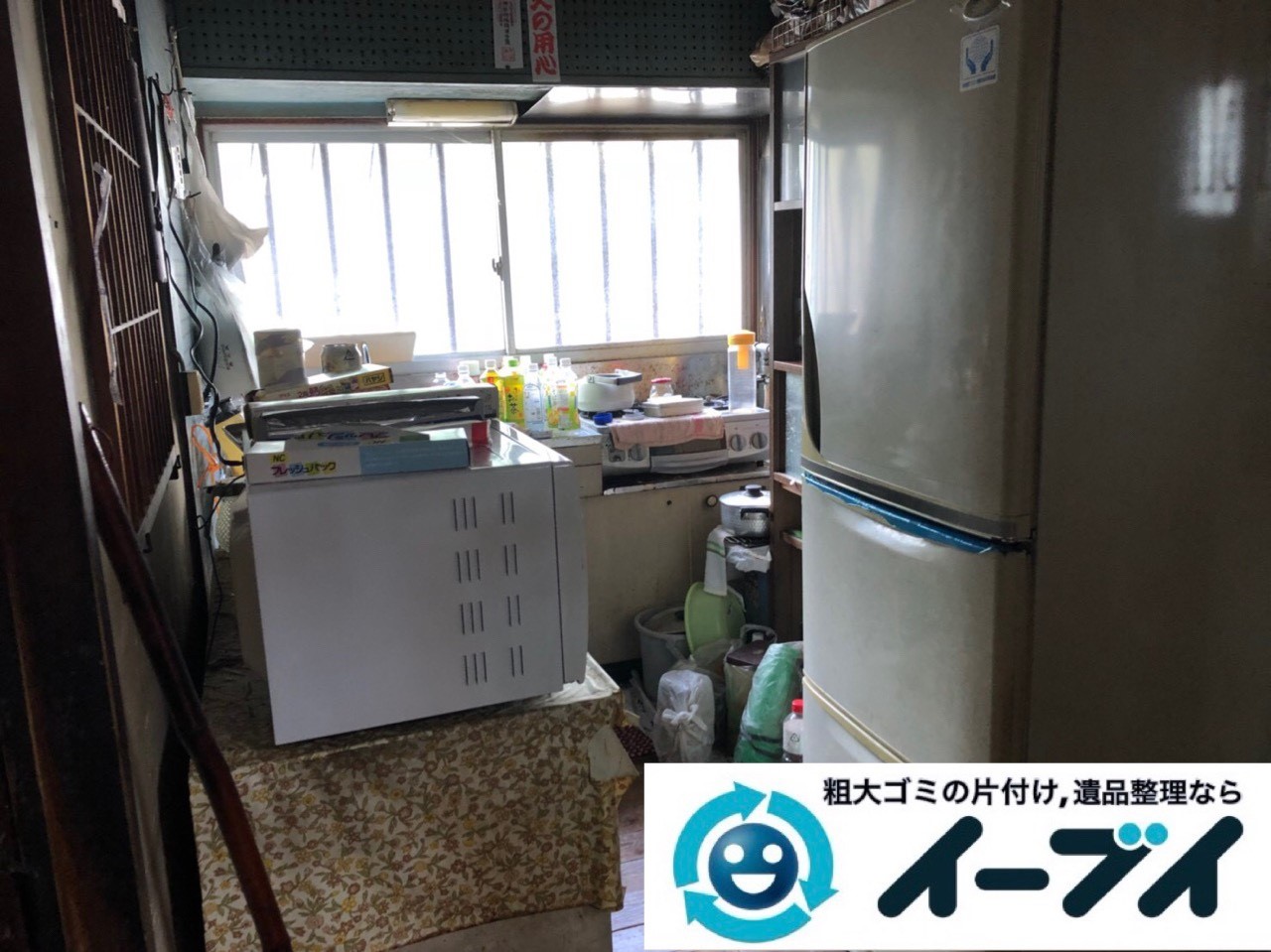 2018年11月21日大阪府箕面市で実家の退去に伴い古くて使わなくなった家財一式の処分回収。写真4